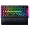 Razer BlackWidow V4 Pro 75% - Wireless Hot-Swappable Gaming Keyboard - OLED Display (Command Dial, 4K Hz & Bluetooth Connectivity, Magnetic Palm Rest) US Layout ISO | Black