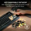 Razer BlackWidow V4 Pro 75% - Wireless Hot-Swappable Gaming Keyboard - OLED Display (Command Dial, 4K Hz & Bluetooth Connectivity, Magnetic Palm Rest) US Layout ISO | Black