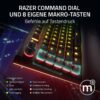 Razer BlackWidow V4 Pro (Green Switch) - Mechanical Gaming Keyboard (Clicking Mechanical Switches, Command Wheel & 8 Macro Keys, Multi-Function Roller, Palm Rest) QWERTY...