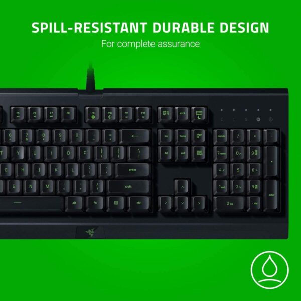 Razer Cynosa Lite - gaming keyboard with RGB chroma (membrane keys made for gaming, RGB chroma lighting, fully programmable - UK layout)