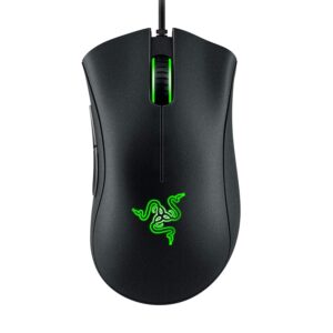 Razer DeathAdder Essential - 6400 DPI Gaming Mouse Optical Sensor (Ergonomic Form Factor, High Durability) Black