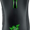 Razer - DeathAdder Essential Gaming Mouse: optical sensor 6400 DPI - 5 programmable keys - mechanical switch - rubber side grips - classic black