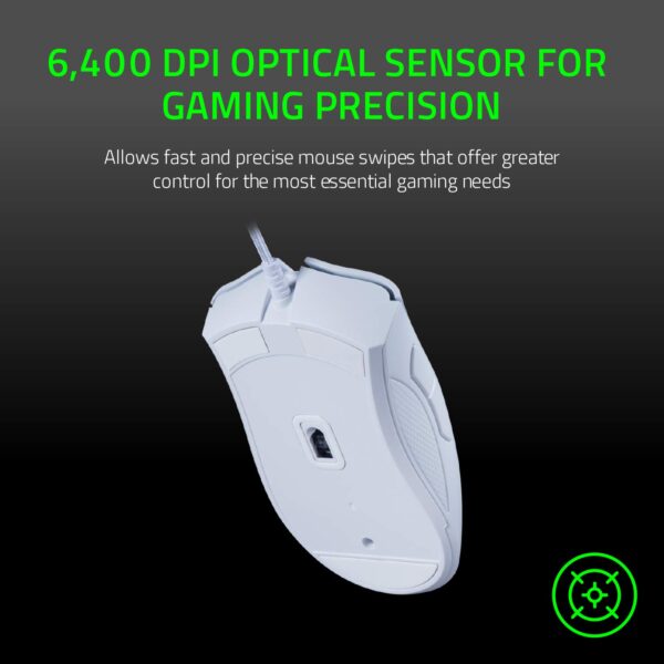 Razer DeathAdder Essential White Edition Mouse - RZ0103850200