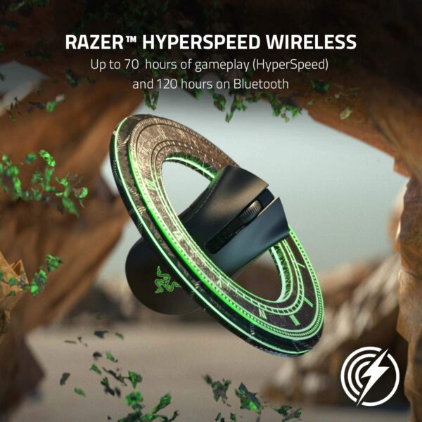 Razer DeathAdder V2 Pro - Draadloze gamingmuis met ongeëvenaarde ergonomie (Wireless, Optische sensor 20K DPI, Optische muisswitch, Batterijduur van 70 uur, 88 g) Zwart