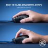 Razer DeathAdder V2 - Wired USB Gaming Mouse with Ergonomic Comfort (Optical Switches, Optical Focus + 20K Sensor, Speedflex Cable, Integrated Memory, Programmable) Black