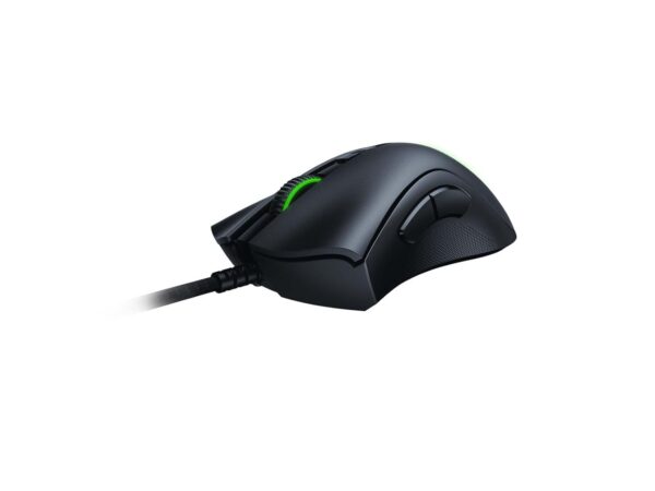 Razer DeathAdder V2 - Wired USB Gaming Mouse with Ergonomic Comfort (Optical Switches, Optical Focus + 20K Sensor, Speedflex Cable, Integrated Memory, Programmable) Black