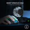 Razer DeathAdder V2 - Wired USB Gaming Mouse with Ergonomic Comfort (Optical Switches, Optical Focus + 20K Sensor, Speedflex Cable, Integrated Memory, Programmable) Black