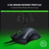 Razer DeathAdder V2 - Wired USB Gaming Mouse with Ergonomic Comfort (Optical Switches, Optical Focus + 20K Sensor, Speedflex Cable, Integrated Memory, Programmable) Black