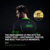 Razer DeathAdder V3 Pro Wireless Gaming Mouse + HyperPolling Wireless Dongle: 63g Lightweight - Optical Switches Gen-3 - Focus Pro 30K Optical Sensor - 5 Programmable Buttons -...