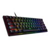 Razer Huntsman Mini (Paarse schakelaar) - Compact 60% gaming toetsenbord (klikkende optische schakelaars, Doubleshot PBT toetsen, afneembare USB-C kabel) QWERTY VS indeling | Zwart
