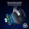 Razer HyperSpeed Playstation Licensed, bekabelde gaming-headset voor Playstation, Triforce 50 mm, HyperClear-microfoon, 3,5 mm jack, compatibiliteit met platforms, wit