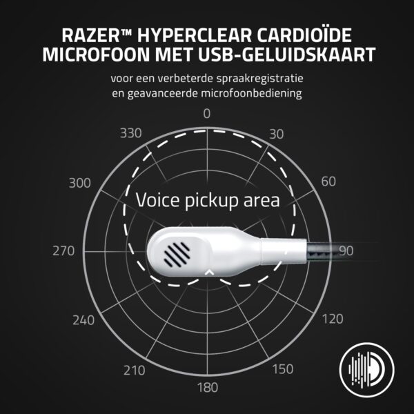 Razer Kaira For Xbox - Draadloze Xbox Series X-headset met geavanceerde drivers en microfoon waarmee je de concurrentie écht een stap voor blijft, Wit