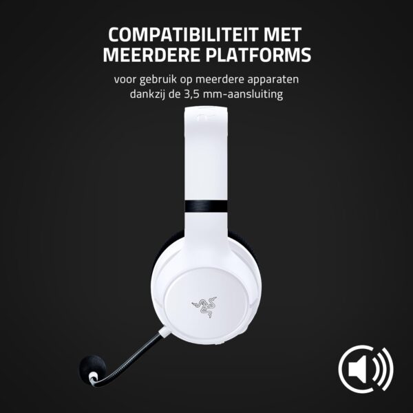 Razer Kaira For Xbox - Draadloze Xbox Series X-headset met geavanceerde drivers en microfoon waarmee je de concurrentie écht een stap voor blijft, Wit