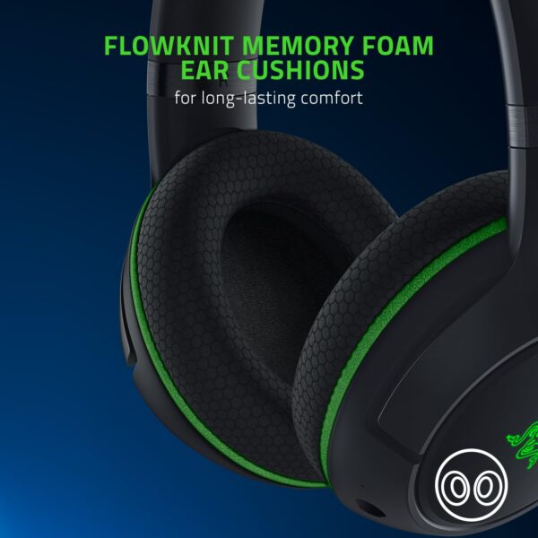 Razer Kaira Pro - Draadloze Gaming Headset voor Xbox Series X/S + Xbox One + PC + Bluetooth (Wireless, titanium-drivers van 50 mm, supercardioïde microfoon) Zwart - Groen