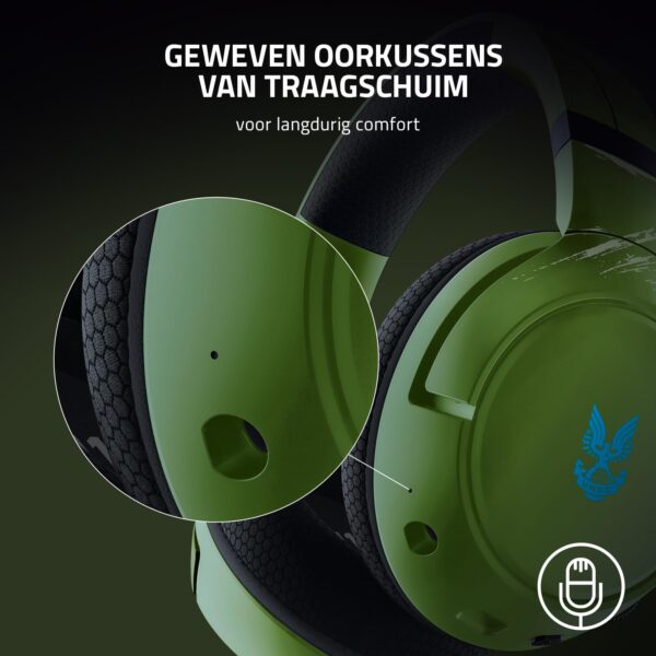 Razer Kaira Pro - Draadloze headset voor Xbox Series X en mobiele Xbox Gaming (TriForce Titanium 50 mm Drivers, HyperClear Supercardioïde Mic, Speciale Mobiele Mic) HALO