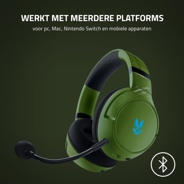 Razer Kaira Pro - Draadloze headset voor Xbox Series X en mobiele Xbox Gaming (TriForce Titanium 50 mm Drivers, HyperClear Supercardioïde Mic, Speciale Mobiele Mic) HALO