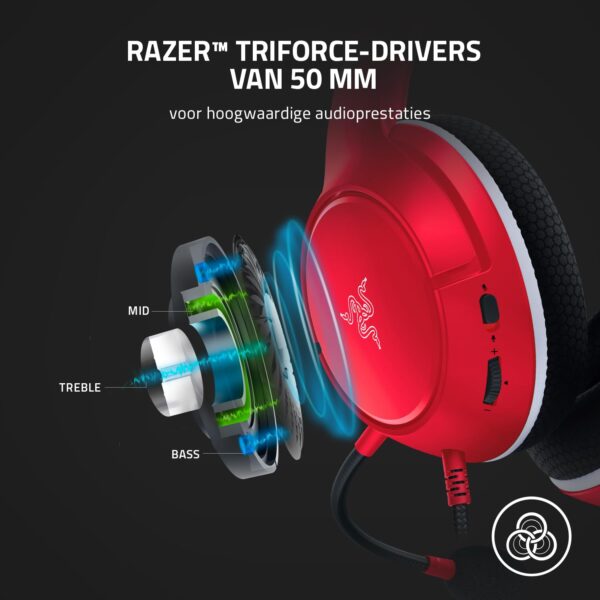Razer Kaira X for Xbox - Bedrade headset voor de Xbox Series X|S (TriForce titanium-drivers van 50mm, HyperClear cardioïde microfoon, voor pc, Mac, Nintendo Switch en mobiele...