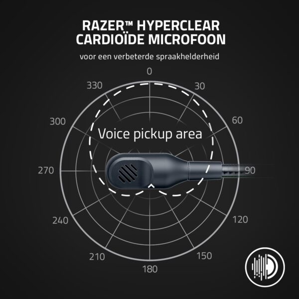 Razer Kaira X voor Playstation - Bedrade headset voor PS5 (TriFroce 50 mm driver, HyperClear microfoon, Flowknit oorkussens van memory foam, knop voor dempen microfoon,...