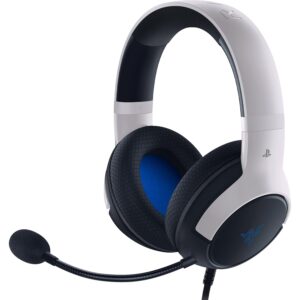 Razer Kaira X voor Playstation - Bedrade headset voor PS5 (TriFroce 50 mm driver, HyperClear microfoon, Flowknit oorkussens van memory foam, knop voor dempen microfoon,...