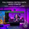 Razer Kiyo Pro - USB HD-Streaming Camera met Hoge Prestatie Lichtsensor en Voet (Webcam, Full HD Video 1080p, 60 FPS, HDR, Groothoeklens, Open Broadcaster Software, Xsplit) Zwart