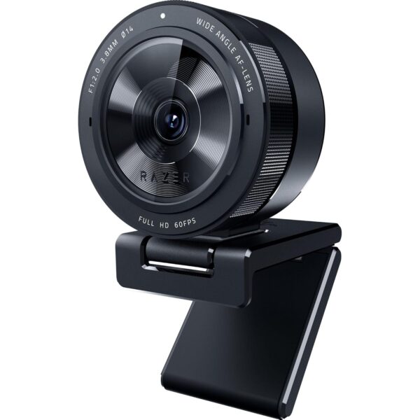 Razer Kiyo Pro - USB HD-Streaming Camera met Hoge Prestatie Lichtsensor en Voet (Webcam, Full HD Video 1080p, 60 FPS, HDR, Groothoeklens, Open Broadcaster Software, Xsplit) Zwart