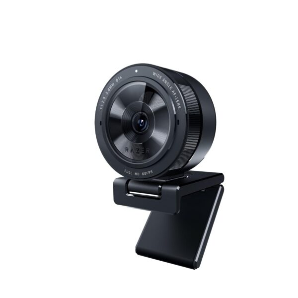 Razer Kiyo Pro - USB HD-Streaming Camera met Hoge Prestatie Lichtsensor en Voet (Webcam, Full HD Video 1080p, 60 FPS, HDR, Groothoeklens, Open Broadcaster Software, Xsplit) Zwart