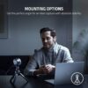 Razer Kiyo Pro Webcam voor streaming, gaming, videogesprekken: Full HD 1080p 60FPS - Adaptieve lichtsensor - HDR-ingeschakeld - groothoeklens met verstelbare FOV - Werkt met...