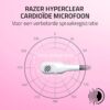 Razer Kraken Kitty V2 - Bedrade RGB Headset met Kitty-oortjes voor gamen en streamen (325 g, TriForce 40 mm Drivers, HyperClear Cardioid Mic, Surround Sound) Wit