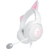 Razer Kraken Kitty V2 - Bedrade RGB Headset met Kitty-oortjes voor gamen en streamen (325 g, TriForce 40 mm Drivers, HyperClear Cardioid Mic, Surround Sound) Wit