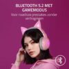 Razer Kraken Kitty V2 BT - Draadloze Bluetooth RGB Headset met Kitten Oren (Bluetooth 5.2, TriForce 40mm Drivers, geïntegreerde Mic, 325g Lichtgewicht, tot 40hr Batterij) Quartz