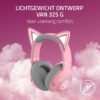 Razer Kraken Kitty V2 BT - Draadloze Bluetooth RGB Headset met Kitten Oren (Bluetooth 5.2, TriForce 40mm Drivers, geïntegreerde Mic, 325g Lichtgewicht, tot 40hr Batterij) Quartz