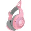 Razer Kraken Kitty V2 BT - Draadloze Bluetooth RGB Headset met Kitten Oren (Bluetooth 5.2, TriForce 40mm Drivers, geïntegreerde Mic, 325g Lichtgewicht, tot 40hr Batterij) Quartz