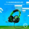 Razer Kraken V4 X Minecraft Edition - Bedrade USB PC Gaming Headset (TriForce 40mm Drivers, Intrekbare Cardioïde Mic, Surround Sound, Chroma RGB, voor PC & console via USB-C)...