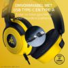 Razer Kraken V4 X Pokémon Edition - Bedrade USB PC Gaming Headset - TriForce 40mm Drivers - Intrekbare Cardioïde Mic - Surround Sound - Chroma RGB - voor PC & console via USB-C...