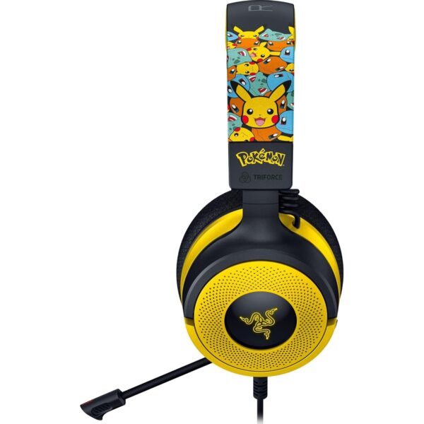 Razer Kraken V4 X Pokémon Edition - Bedrade USB PC Gaming Headset - TriForce 40mm Drivers - Intrekbare Cardioïde Mic - Surround Sound - Chroma RGB - voor PC & console via USB-C...
