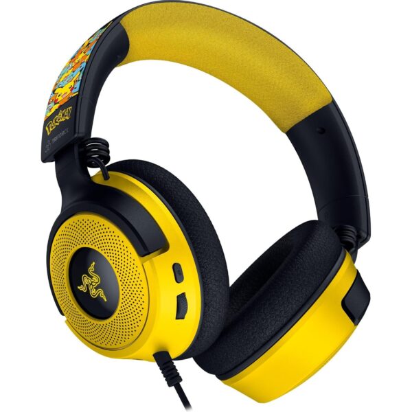 Razer Kraken V4 X Pokémon Edition - Bedrade USB PC Gaming Headset - TriForce 40mm Drivers - Intrekbare Cardioïde Mic - Surround Sound - Chroma RGB - voor PC & console via USB-C...