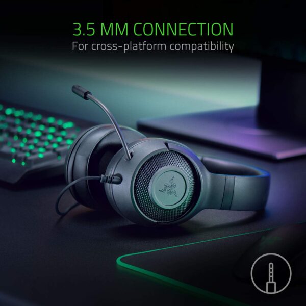 Razer Kraken X Lite Headset Wired Head-Band Gaming Black, W128262787 (Head-Band Gaming Black)