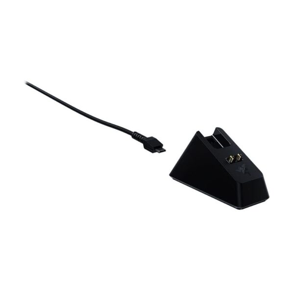 Razer Mouse Charging Pad Chroma: Magnetic Dock with Charging Status RGB Lighting - Non-Slip Geko Feet - Powered by Razer Chroma - Classic Black