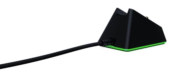 Razer Mouse Dock Chroma - RGB Lighting Charging Dock for DeathAdder V2 Pro, Viper Ultimate, Basilisk Ultimate, Naga Pro (Charging Station, Gecko Non-Slip feet) Black