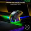Razer Mouse Dock Pro & Charging Puck - Magnetic wireless charging base and charging module for compatible mice (magnetic dock with charging status RGB lighting, non-slip gecko...