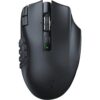 Razer Naga V2 HyperSpeed - Ergonomic Wireless MMO Gaming Mouse (19 Programmable Buttons, Wireless 2.4GHz, Bluetooth, Up to 250 Hours, Focus Pro 30K Optical Sensor) Black