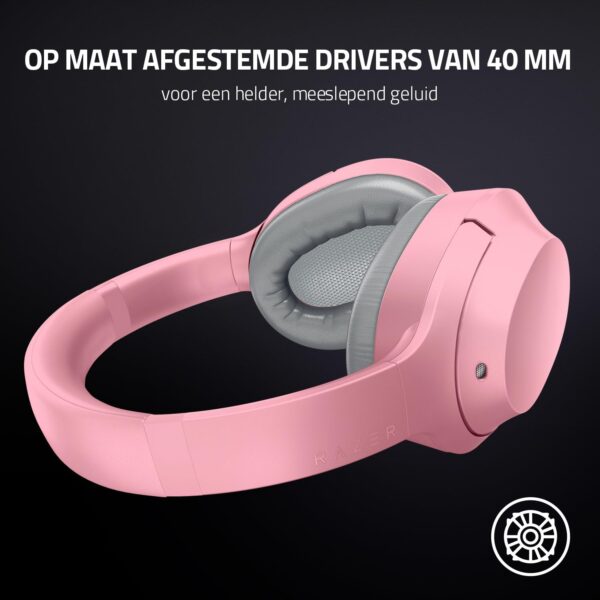 Razer Opus X (Green) - Draadloze headset met lage latentie en ANC-technologie (Bluetooth 5.0, Op maat afgestemde drivers van 40 mm, Ingebouwde microfoons, Batterijduur tot 40...