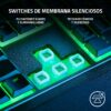 Razer Ornata V3 X Low Profile Gaming Keyboard (Silent Membrane Switch, UV-Coated Keys, Durable and Leak-Proof Design), ES Design, Black