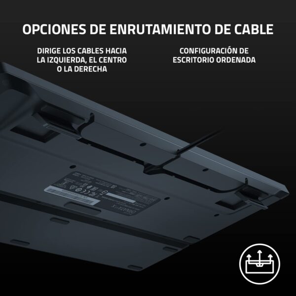 Razer Ornata V3 X Low Profile Gaming Keyboard (Silent Membrane Switch, UV-Coated Keys, Durable and Leak-Proof Design), ES Design, Black