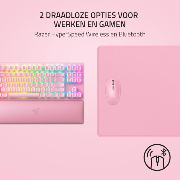 Razer Orochi V2 - Mobile Wireless Gaming Mouse with Up to 950 Hours of Battery Life (Ultralight Design, 2 Wireless Modes, Mechanical Mouse Switches) Quartz