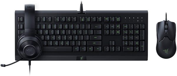 Razer Power Up Bundle - Cynosa Lite Keyboard (Qwerty US Format), Viper Mouse and Kraken X Lite Headset
