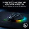 Razer Pro Click V2 - Wireless ergonomic mouse - AI Prompt Assist - 30K optical sensor - 3.5 months battery life (14 zones Chroma RGB, HyperScroll tilting mouse wheel) Black