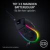 Razer Pro Click V2 - Wireless ergonomic mouse - AI Prompt Assist - 30K optical sensor - 3.5 months battery life (14 zones Chroma RGB, HyperScroll tilting mouse wheel) Black