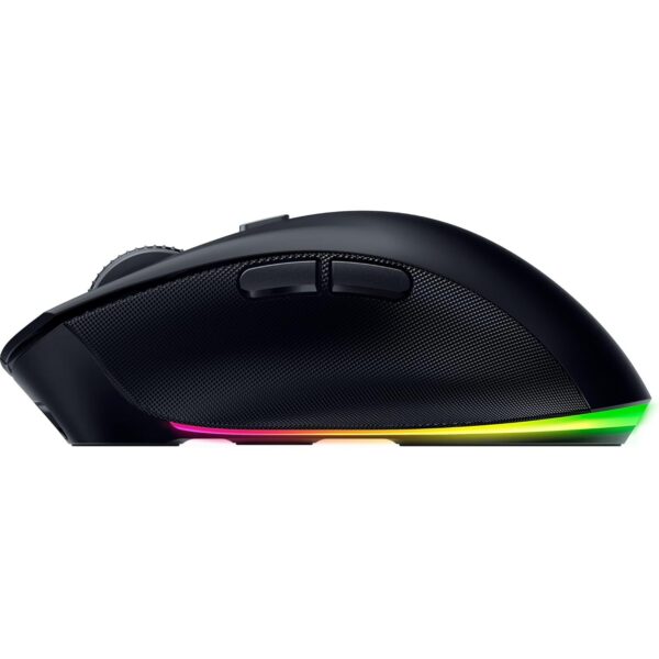 Razer Pro Click V2 - Wireless ergonomic mouse - AI Prompt Assist - 30K optical sensor - 3.5 months battery life (14 zones Chroma RGB, HyperScroll tilting mouse wheel) Black