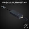 Razer Ripsaw X - USB-opnamekaart met 4K-camera-aansluiting voor volledige 4K-streaming (4K 30FPS-opname, HDMI 2.0, USB 3.0, Plug and Play, streamingsoftware configureerbaar,...